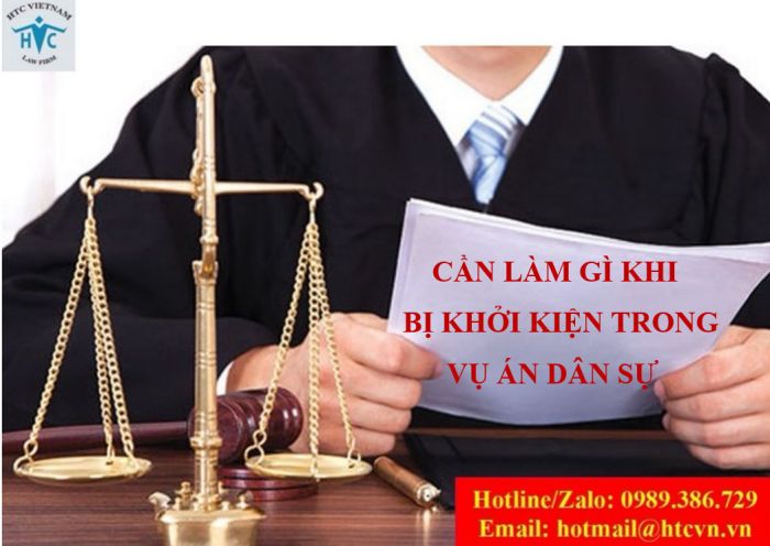 CẦN LÀM GÌ KHI BỊ KHỞI KIỆN TRONG VỤ ÁN DÂN SỰ?